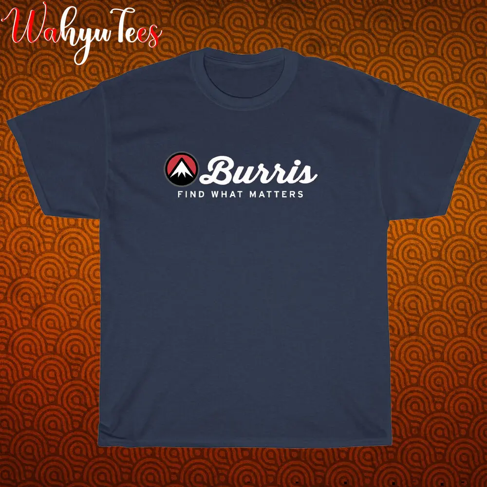 New Burris Optics Rifles Hunting Guns Logo Black/Navy/White T-Shirt Size S-5XL