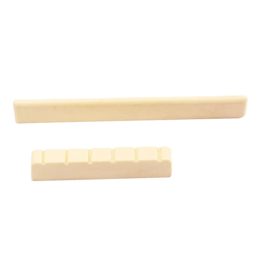 

Replacement Bridge Saddle and Nut for Classical Guitar (Yellow) guitar saddle guitar nut guitar saddle and nut