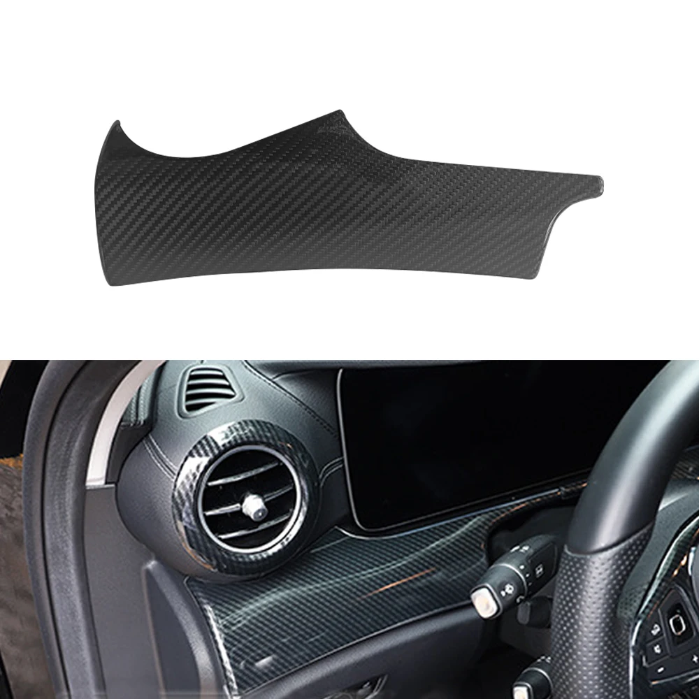 

Настоящее сухое углеродное волокно, внутренняя крышка приборной панели, комплекты приборной панели для Mercedes E Class W213 2018-2023