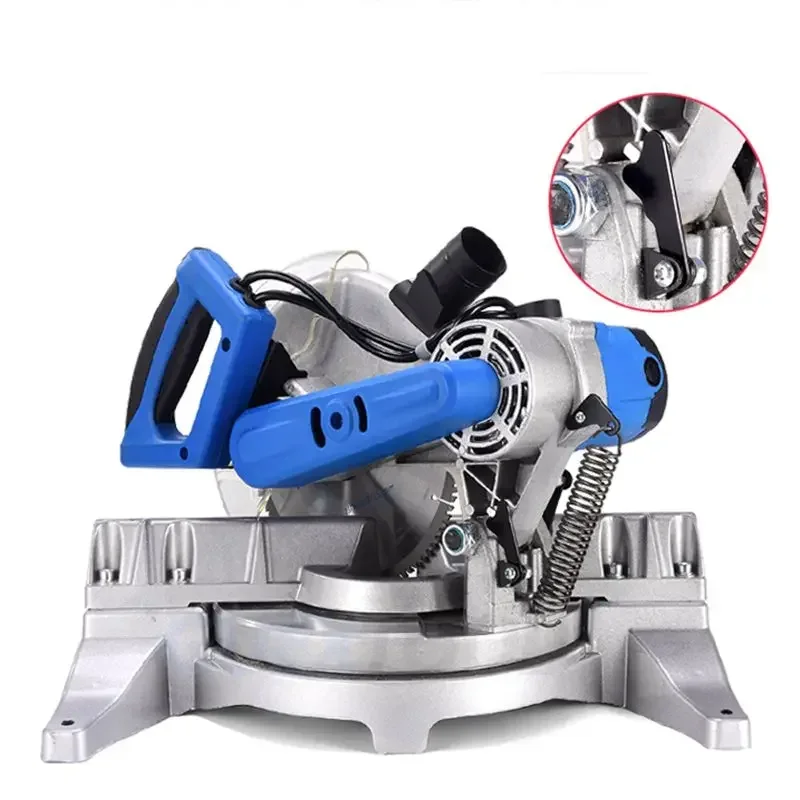 10 Inch Electric Saw Aluminum Machine 220V/1800W Multifunctional Circular Saw 45 Degree Oblique Cutting Aluminum Machine