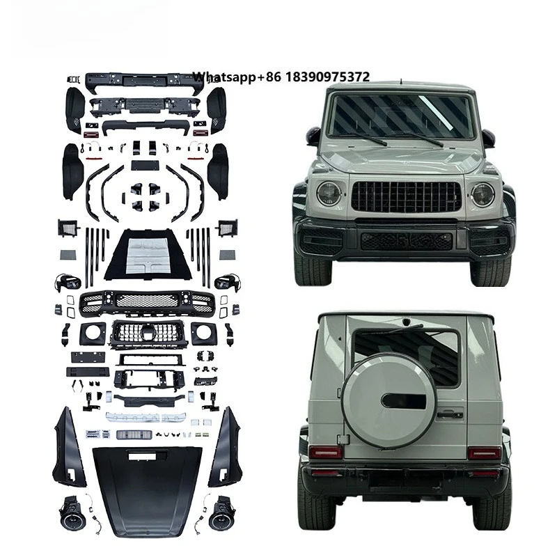 For 07-18  G Class W463 Upgrade W464 G63 Bodykit Front Rear Bumper Hood Fender Headlight Taillight Wheel Arch Belt Line