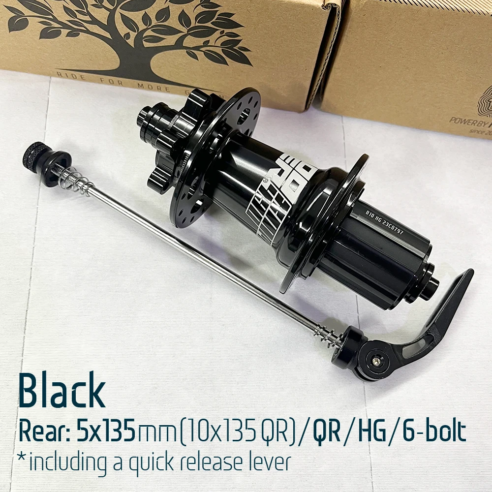 Koozer XM490pro Rear MTB Bicycle Hub 5x135 QR 10x135mm TA 12x142
