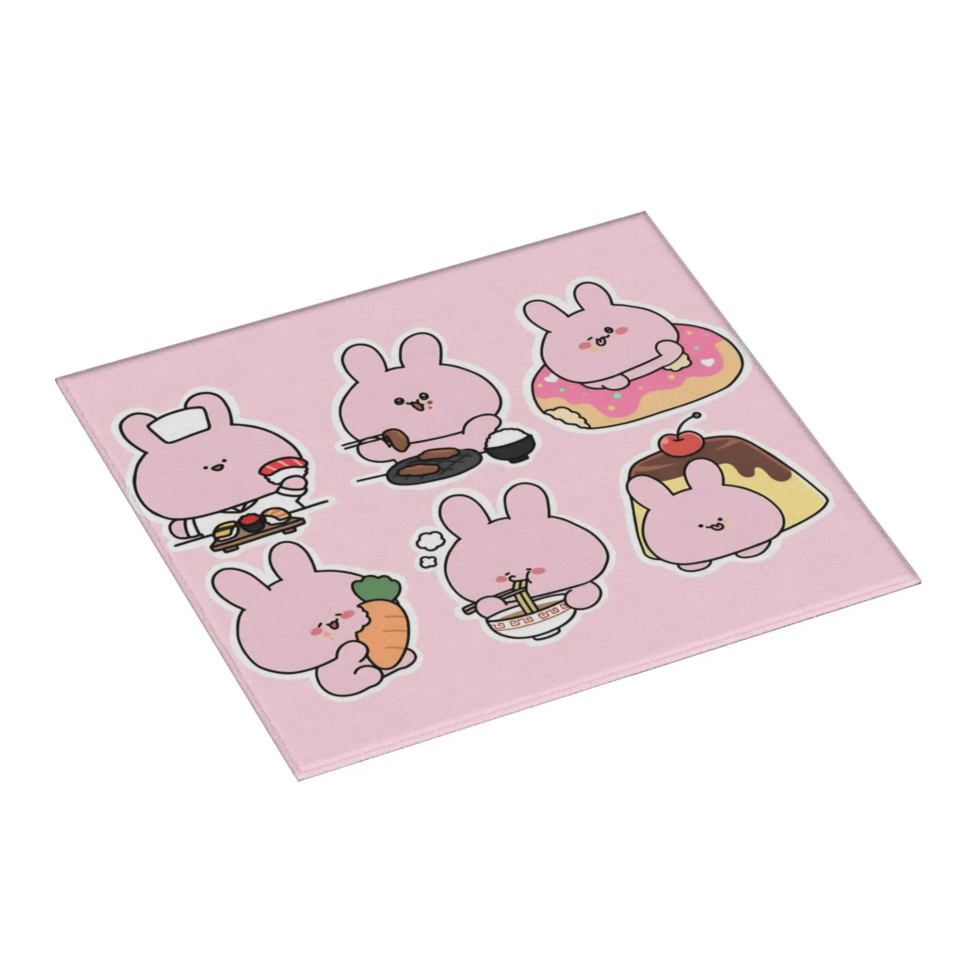 Drying Mat For Kitchen Asamimichaan Anime Cartoons Asamimi Barware Tableware Oil Proof Reusable Washable Kitchen Sink Drying Pad