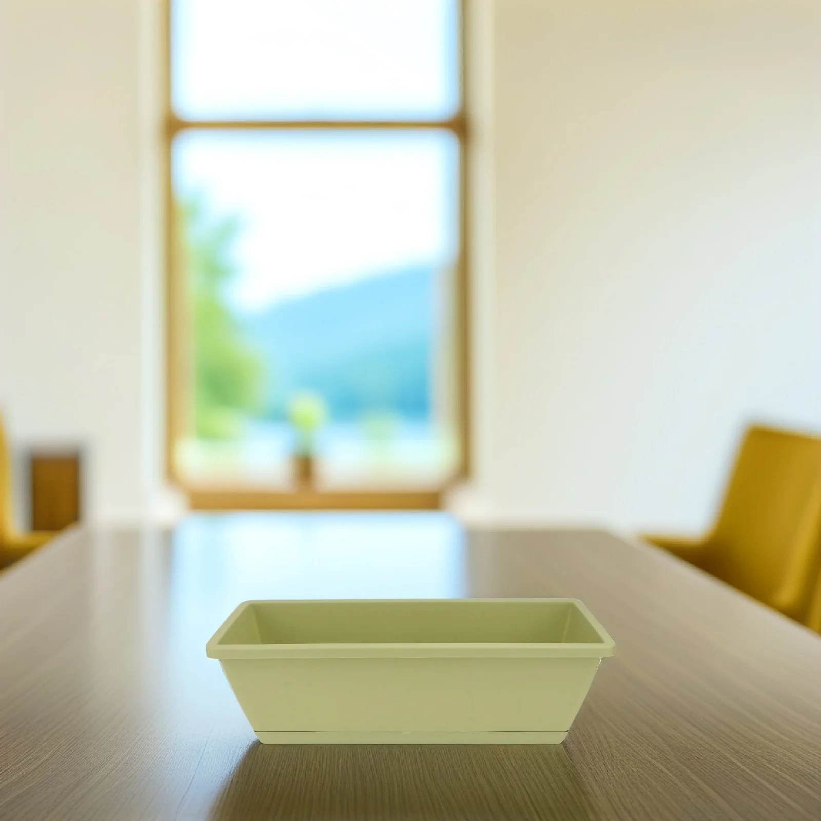 أصيص زهور خضروات مستطيلة حوض زراعة سميك مضاد للضغط حوض راتينج متين لنباتات حضانة حديقة الشرفة