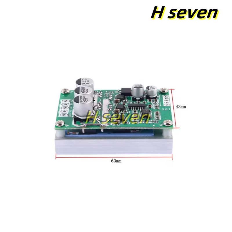 500W 15A DC 12-36V Brushless Hall Free Motor Driver Board High Power Motor Foward Reverse Speed Controller Control Switch Module