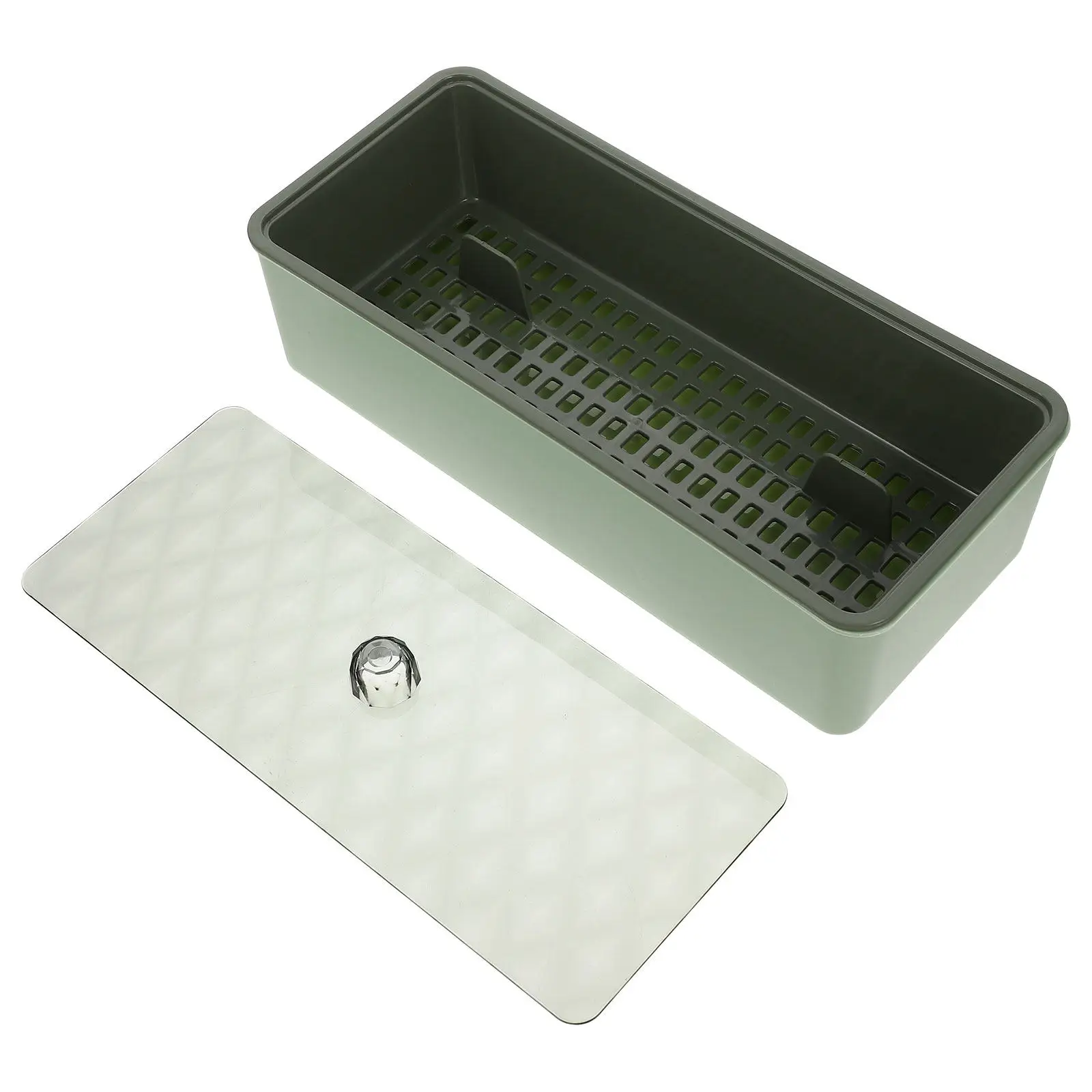Contemporary Dustproof Cutlery Box Plastic Chopsticks Organizer Kitchen Utensil Storage Case Cutlery Box Household Utensil Case