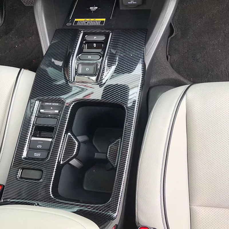 

LHD для Honda E:NS1 2022 2023 ABS углеродное волокно, автомобильная центральная консоль, интерьерная наклейка, аксессуары для интерьера