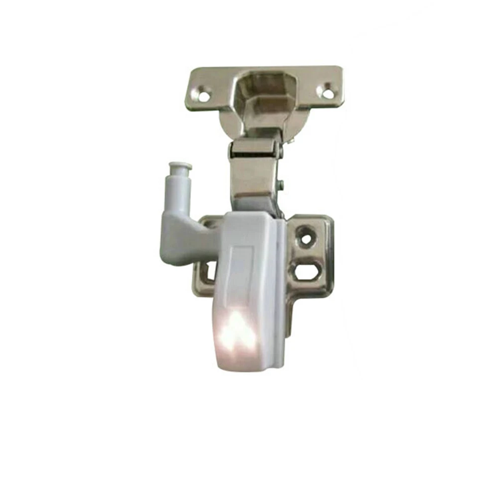 

10 pcs Led Hinge Lights Smart Touch Sensor Cabinet Light 0.25W Warm White For Kitchen Cupboard Closet Wardrobe Home Office Easy