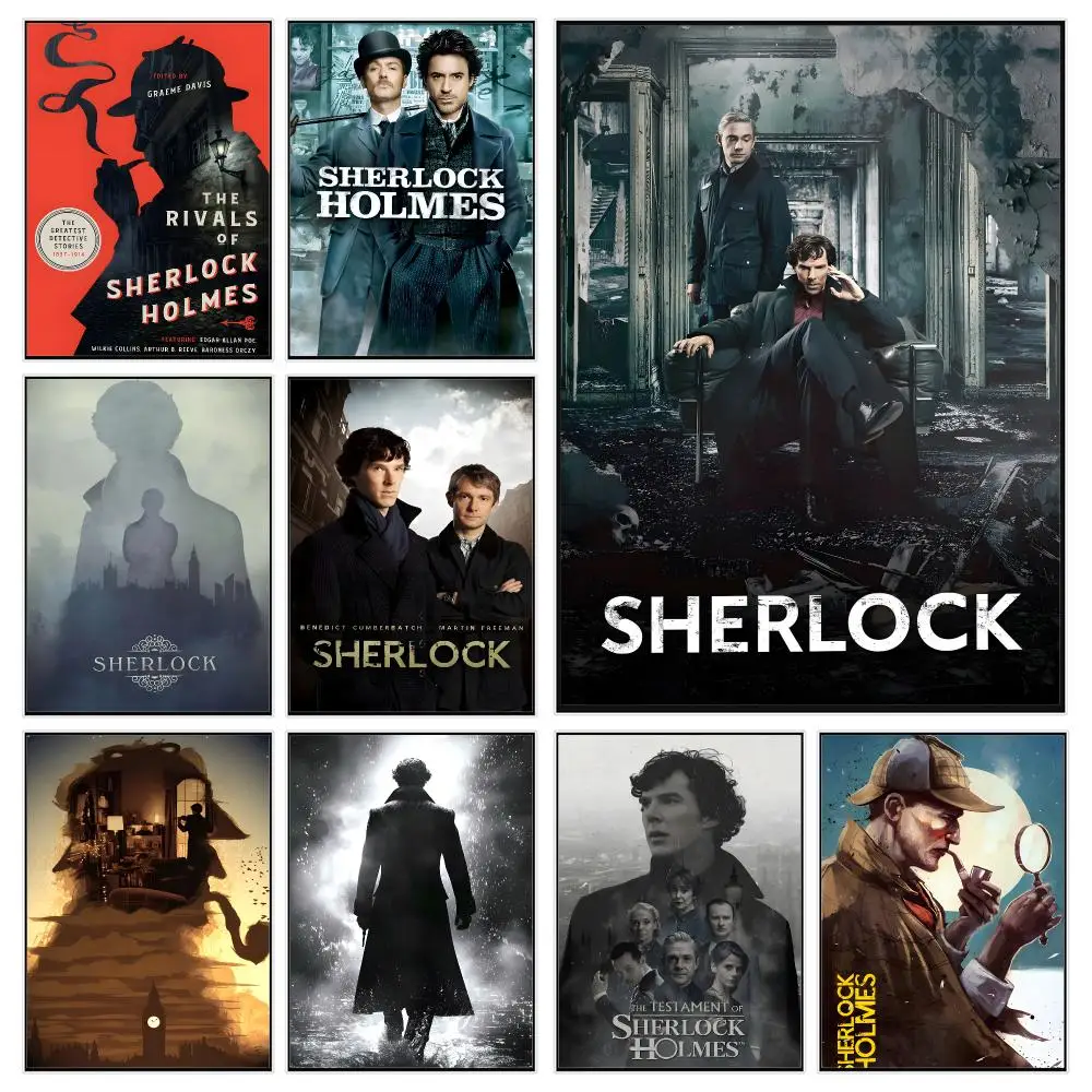 Detective Classic S-Sherlock Holmes Poster Modern Luxury Wall Poster Home Decor Space Enhancer