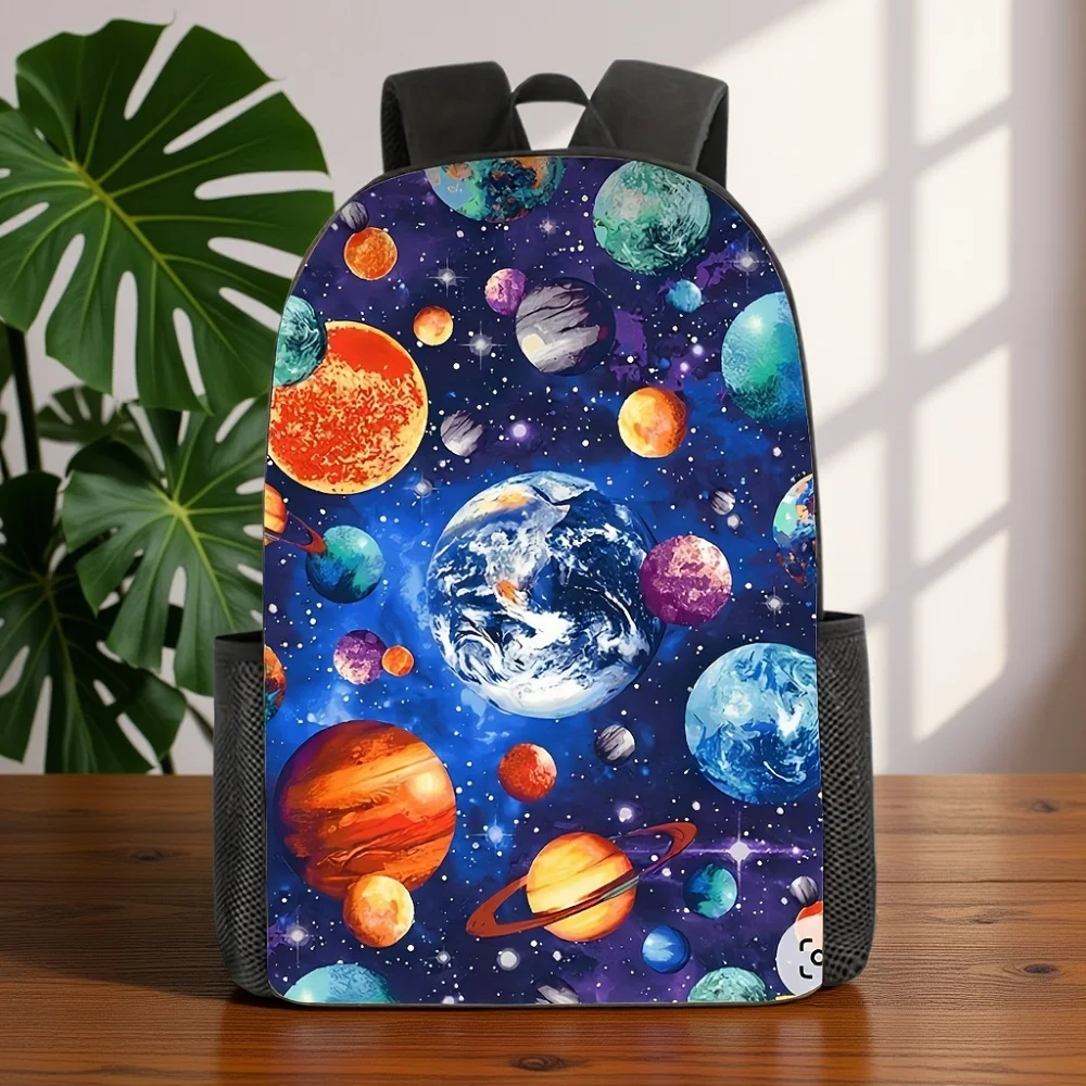 

High Version High Quality Backpack Universe Printing Picture Student School Bag Suitable for Teen Boys and Girls Wear