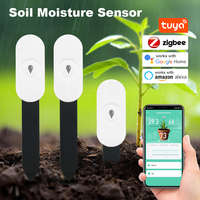 Tuya Zigbee Smart Soil Tester Humidity Moisture Meter Sensor Lawn Plant Flower Soil Monitor APP Real Time Monitor Gardening Tool