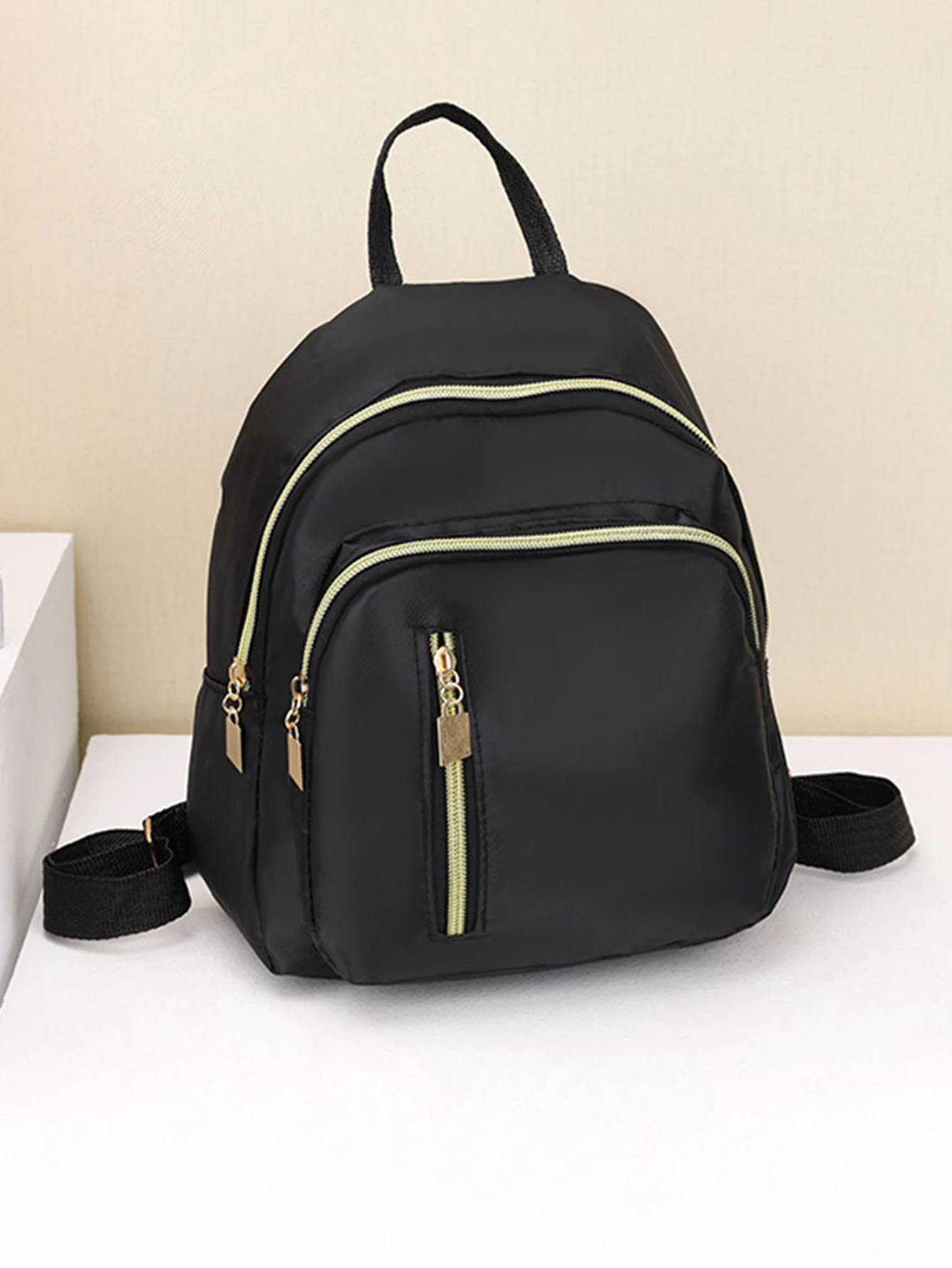 Modischer Freizeitrucksack für Damen, kleine, leichte Alltagsreisetasche für das College, Pendeln, Outdoor, niedliche Alltags-Umhängetasche – Detail 4