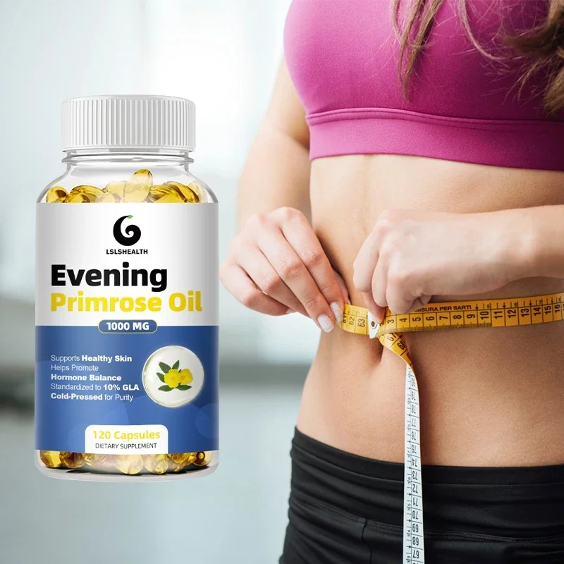 Evening Primrose Oil Promotes Women\'s Health 1000 mg Evening Primrose Oil Whitening Anti-wrinkle Anti-Aging Skin Nutritional