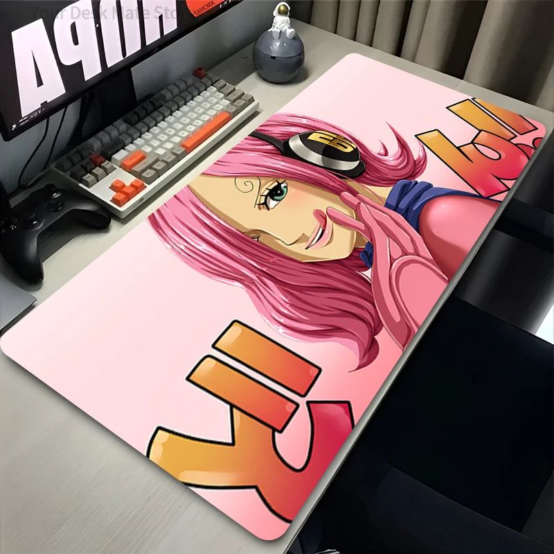 Großes Mauspad für Gamer, One Piece Vinsmoke Reiju, Schreibtischunterlage, Tastatur, Laptop, Tischteppich, XXL, Computer-Gaming-Zubehör, Mauspad