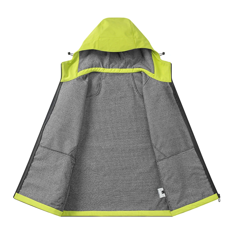 ARC-Chaqueta rígida de lana compuesta para hombre, deportes, esquí, Camping, pesca, recreativa, Montañismo al aire libre, viaje, Soft-shell