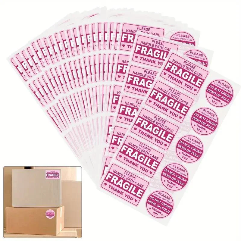 

100 Fragile Stickers for ShippingNot Folded or Folded Stickers StickersNot Fell OffLabels for ShippingMailin