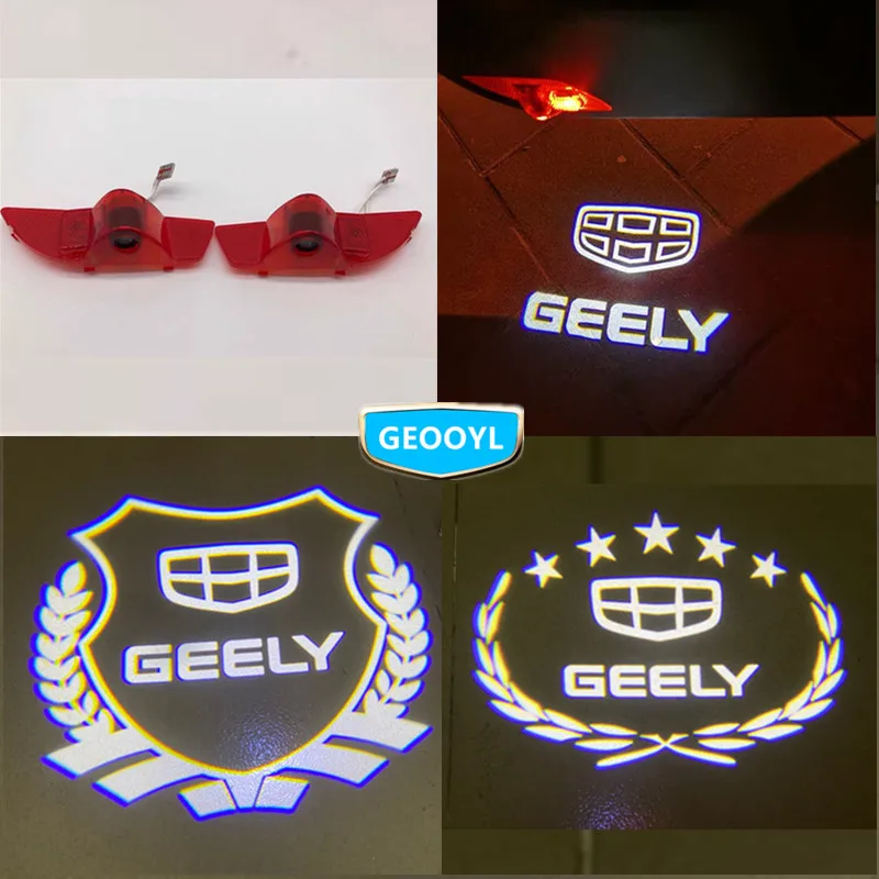 Car Door Welcome Light Ghost Shadow Light,For Geely Emgrand X7 EmgrarandX7,EX7,FC SUV,Vision X6,NL4