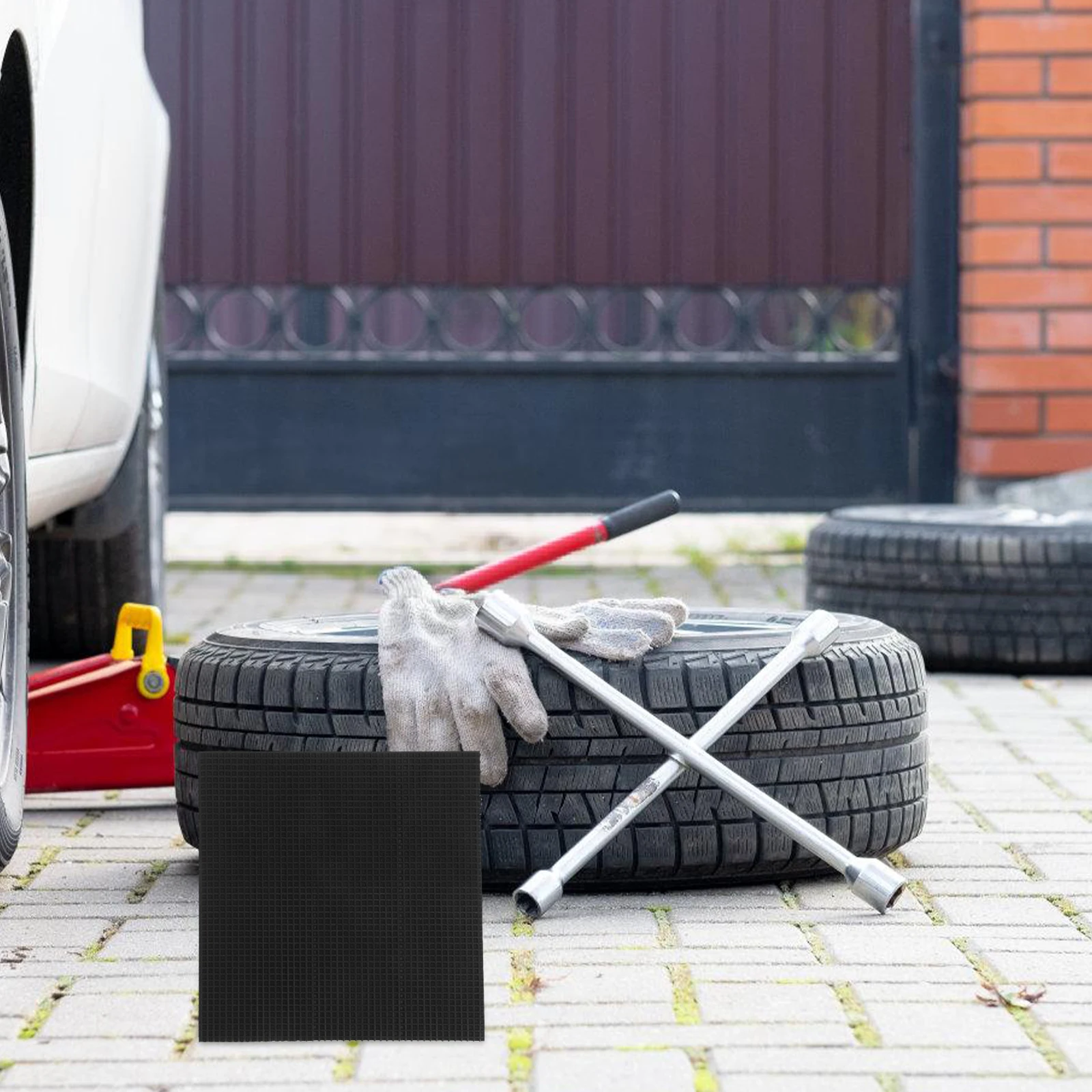 

Sturdy 20Mm Pad For Rv Trailer Bottle Anti-Vibration Lift Blocks Hard Base Support Floor Jack Adapter Blocks Car