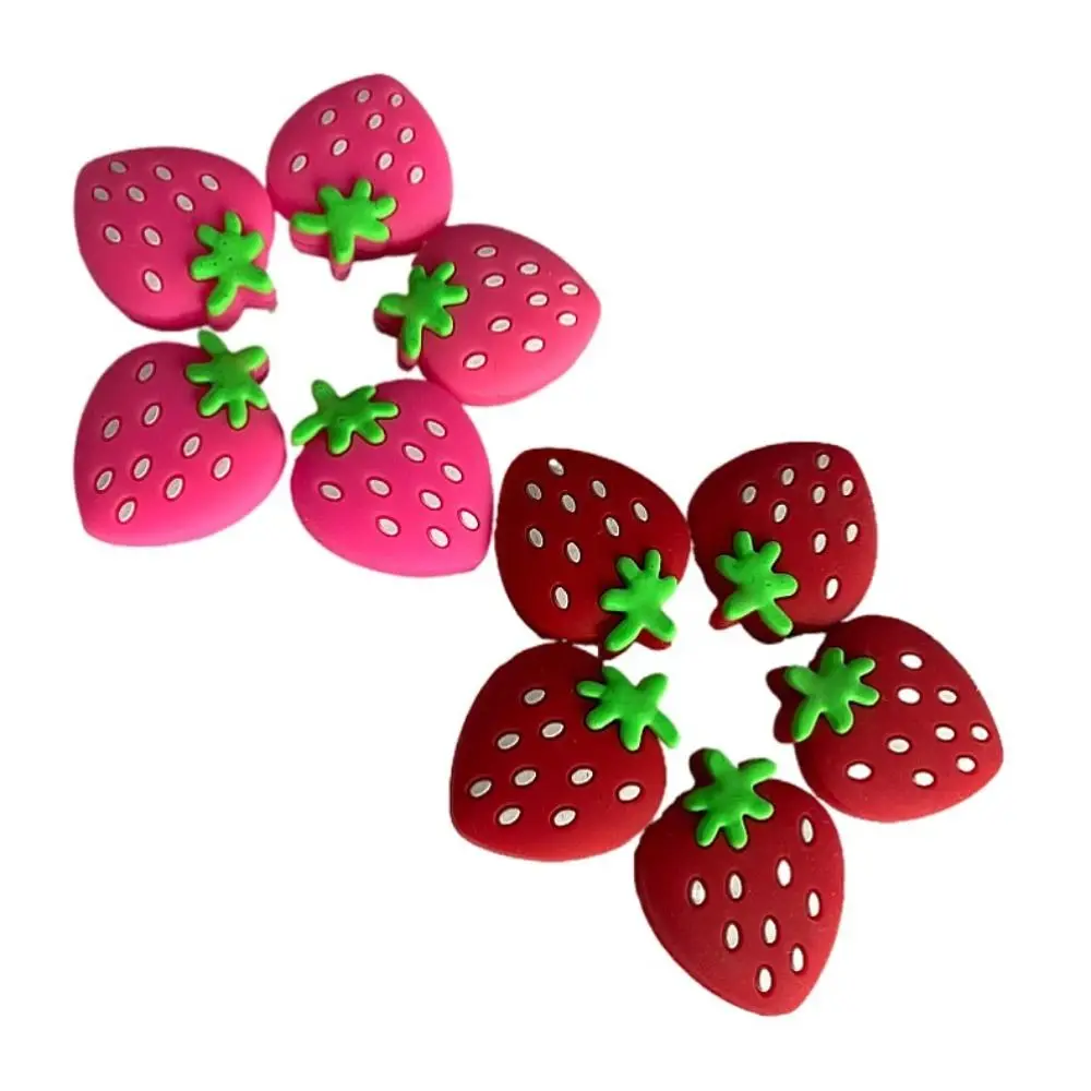 Strawberry Tennis Racket Shock Pad Buffer Anti-Vibration Tennis Racket Vibration Dampeners Lovely Personality