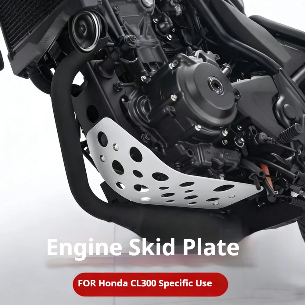 For Honda CL250 CL300 Engine Lower Protection Skid Plate Chassis Bottom Shield Decorative Cover Motorbike Mod Parts