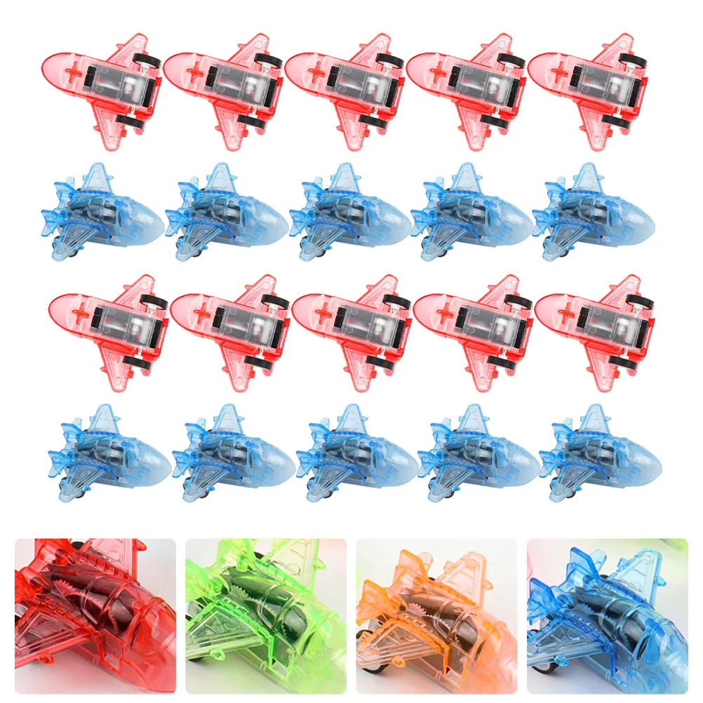 24 個プルバック摩擦飛行機教育用飛行機子供のための手と目の調整開発プレイセット