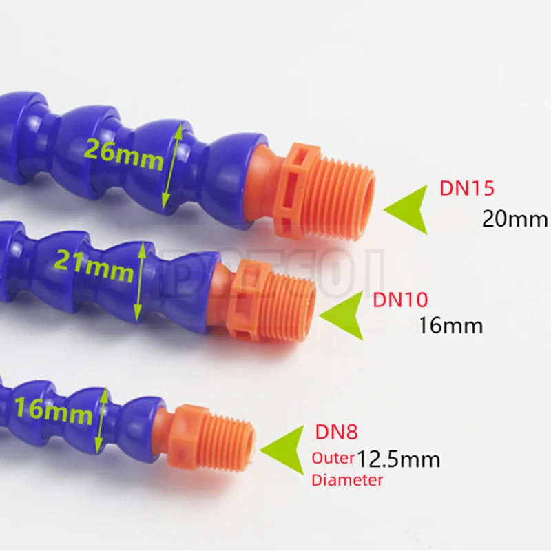 Machine Tool Plastic Cooling Pipe With Magnetic Seat Lathe Water Pipe Snake Universal Bamboo Tube Mechanical Nozzle Accessories