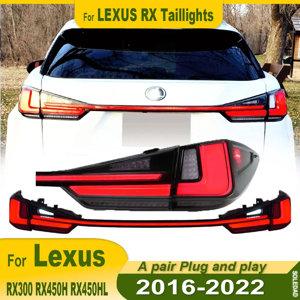 Auto Door Achterlicht Voor Lexus RX300 RX450H RX450HL 2016 2017 2018 2019-2022 Led-achterlicht remlichten Starlink Accembly