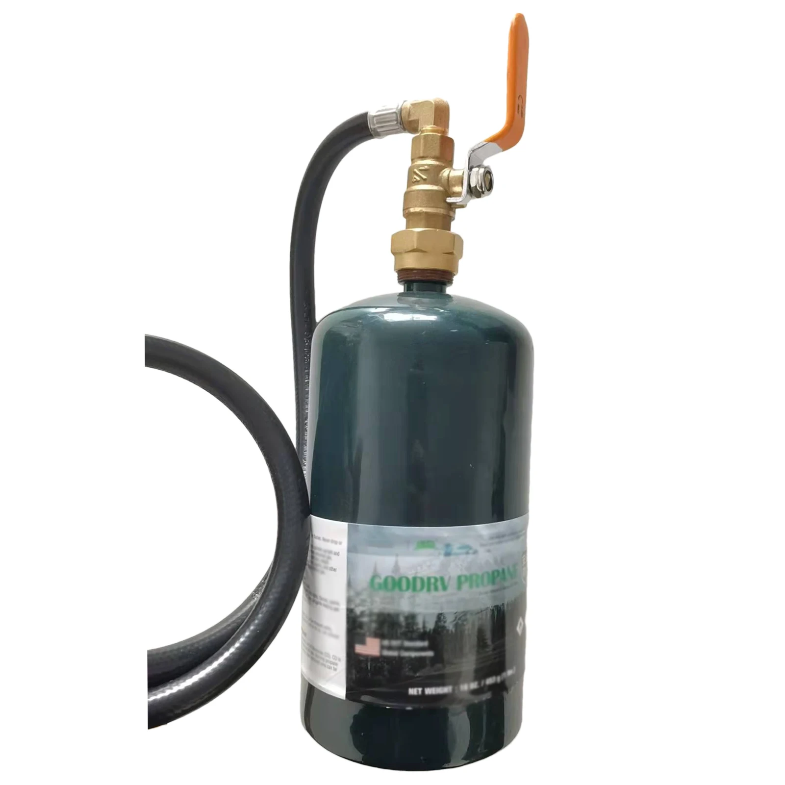 

Propane Refill Adapter Hose 35.5in Long With ON/Off Control Valve For 1 LB Propane Tank Outdoor Camping Cooking Accessories
