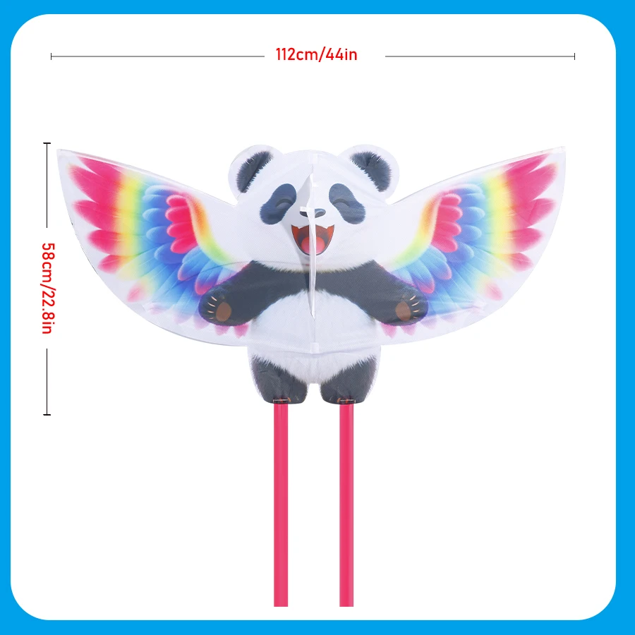 Sunshine Rainbow Panda, spécialement conçu pour les débutants en utilisant des matériaux ultra-légers. Le compagnon parfait pour l'avv extérieur