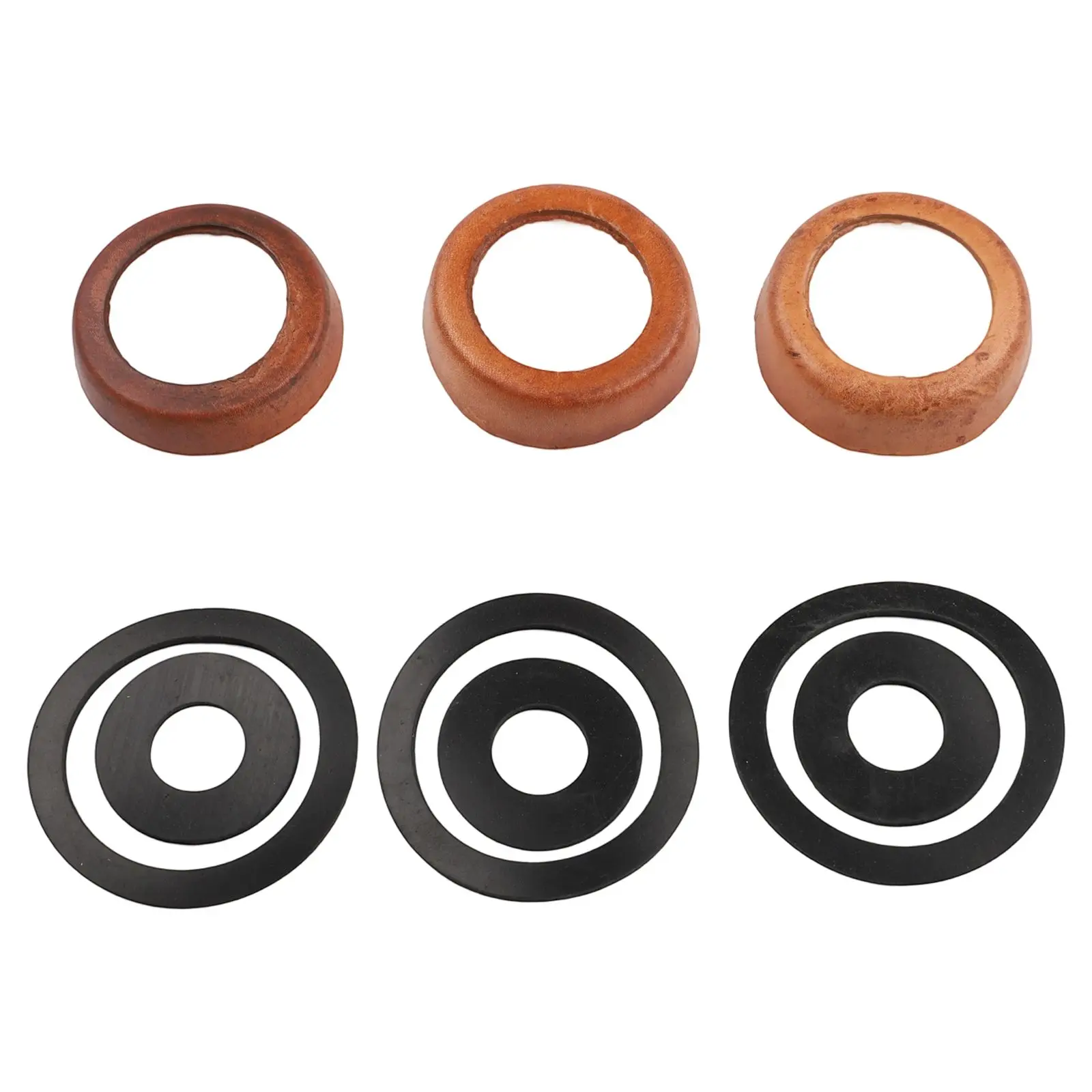 

Gasket Repair Cowhide Leather Cuffs 2 Cm Height 4.9 Cm Outer Diameter Cowhide Leather Pump Accessories Accessory