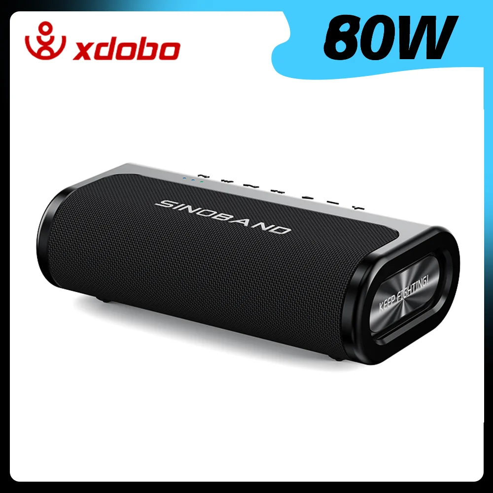 80 واط XDOBO سمّاعات بلوتوث مضخم صوت لاسلكي عميق باس كتاب IPX5 10400 مللي أمبير قوة البنك وظيفة BT TF للمنزل في الهواء الطلق الطرف #1