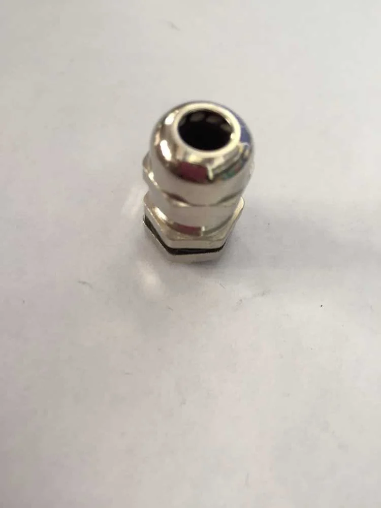 M12x1.5 3-6.5mm Dia Wire Metal Waterproof Connector Cable Gland Fastener