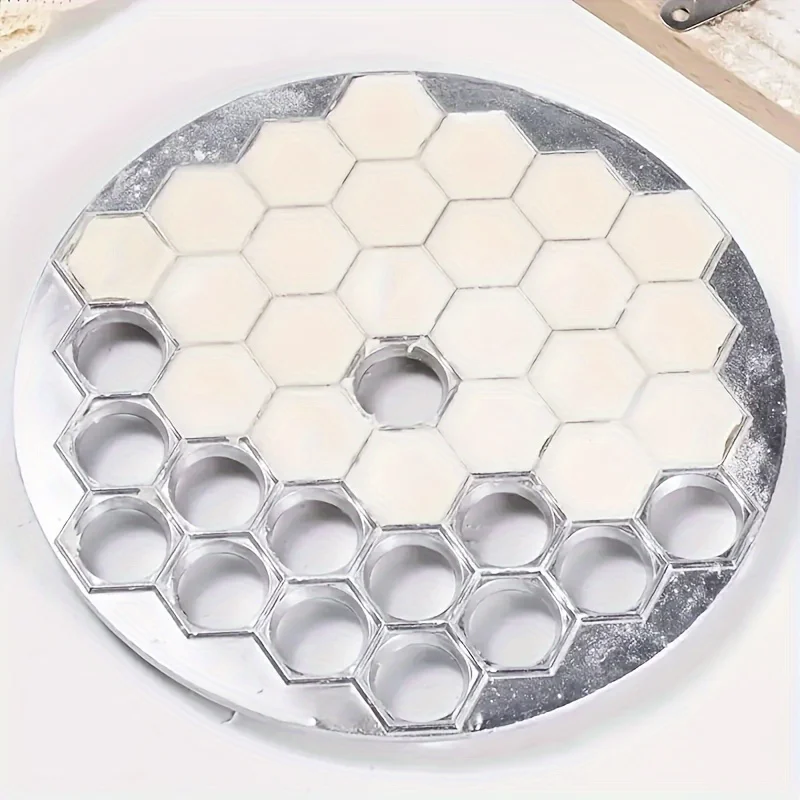 Aluminum Dumpling Maker Tool | 37-Hole Ravioli Press for Homemade Pasta & Meat Fillings | Multi-Use Pastry Mold Kitchen Gadget