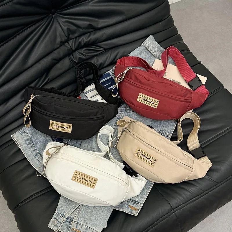 Sports Waist Bag for Leisure Outings Versatile Crossbody Waist Bag Instagram-worthy Student Shoulder Bag