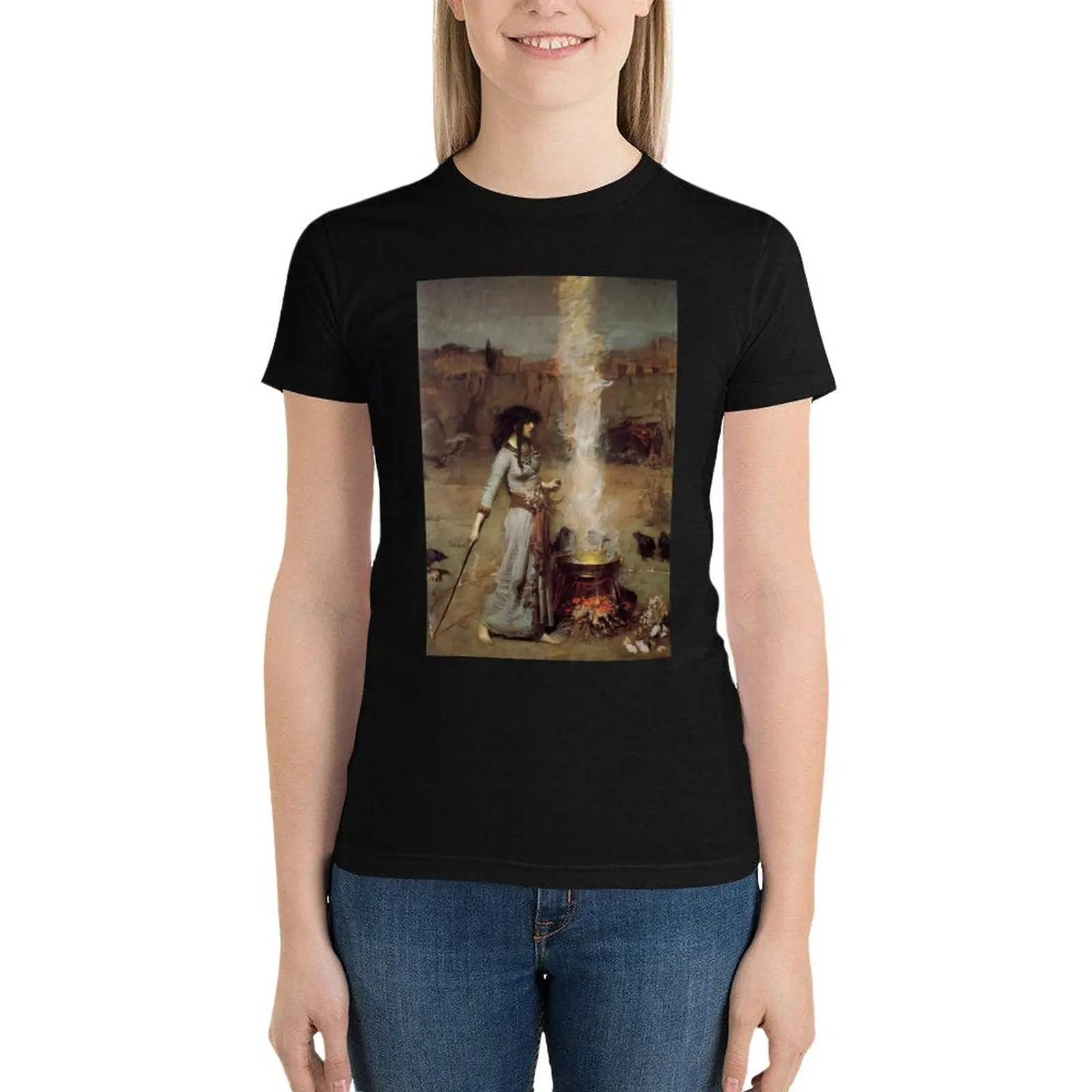 John William Waterhouse - The Magic Circle T-Shirt Aesthetic clothing hippie clothes kawaii clothes clothes for woman