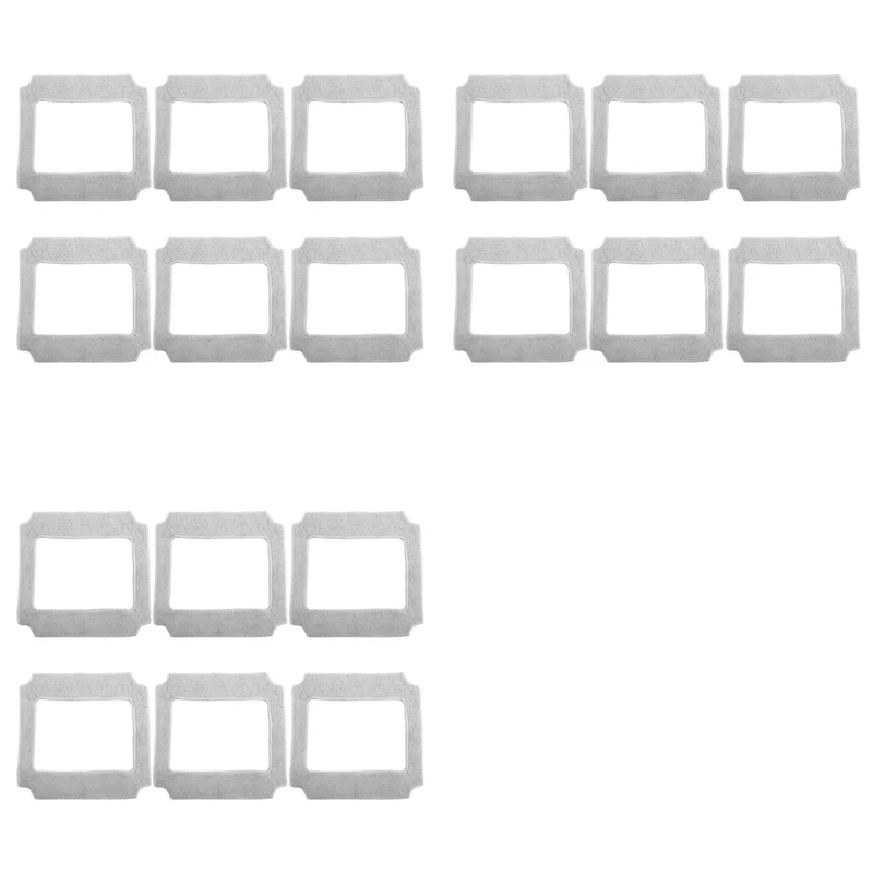 

BYBS-18PCS Тряпка для робота-пылесоса, салфетка для мытья окон, тряпка для уборки, тряпка для удаления пыли, тряпка для чистки для LIECTROUX YW910