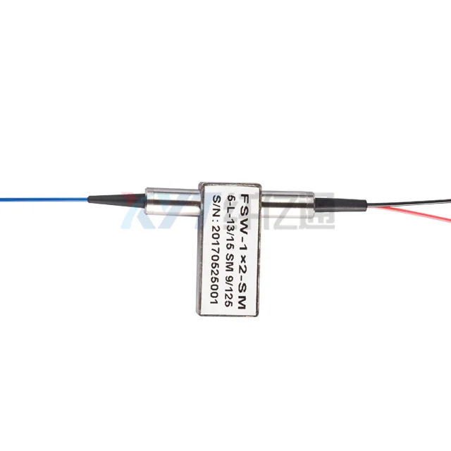 Micro 2x2 Bypass  Fiber Optic Switch Single mode or Multimode 5V LC FCS
