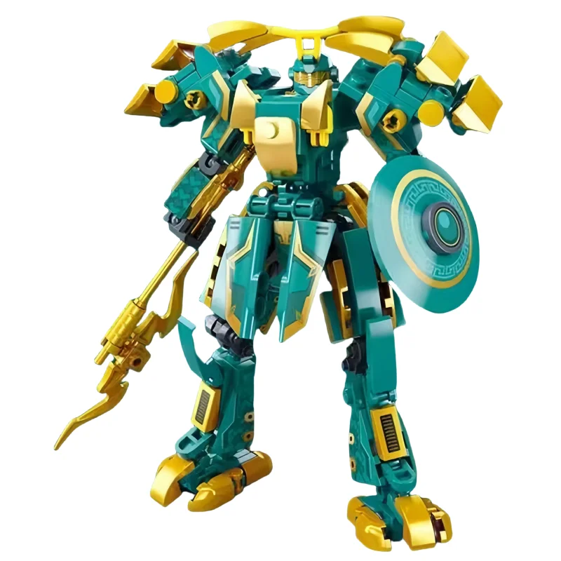 New Arrival: Shanhaijing Four Beasts Mecha Model Deformation Robot Assembly Boy Educational Toys Holiday Gift Collection