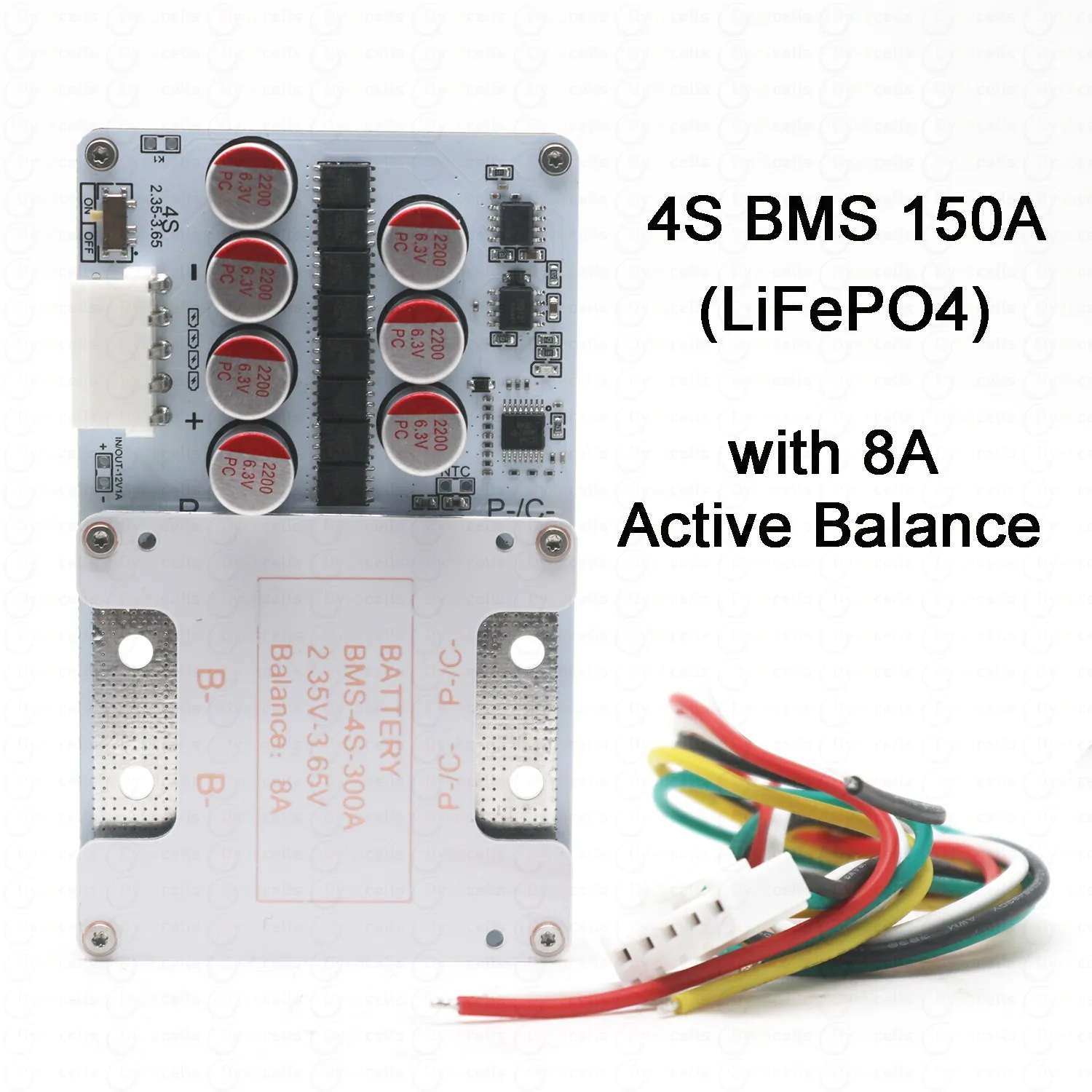 150A 4S Active Balance BMS Lifepo4 Lithium Battery Protection Board 5A Equalizer F/ 12V Batteries Inverters Motorcycle Car Start