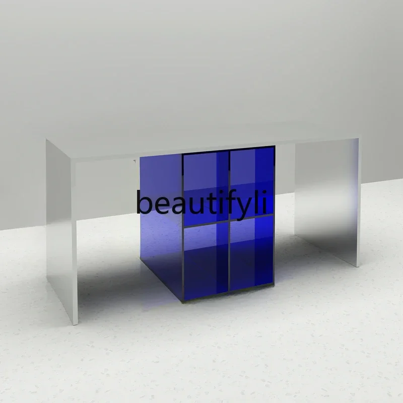 

LX37Nakajima Flowing Water Platform Stainless Steel Acrylic Display Table Shoes Display Bag Display RackSSS