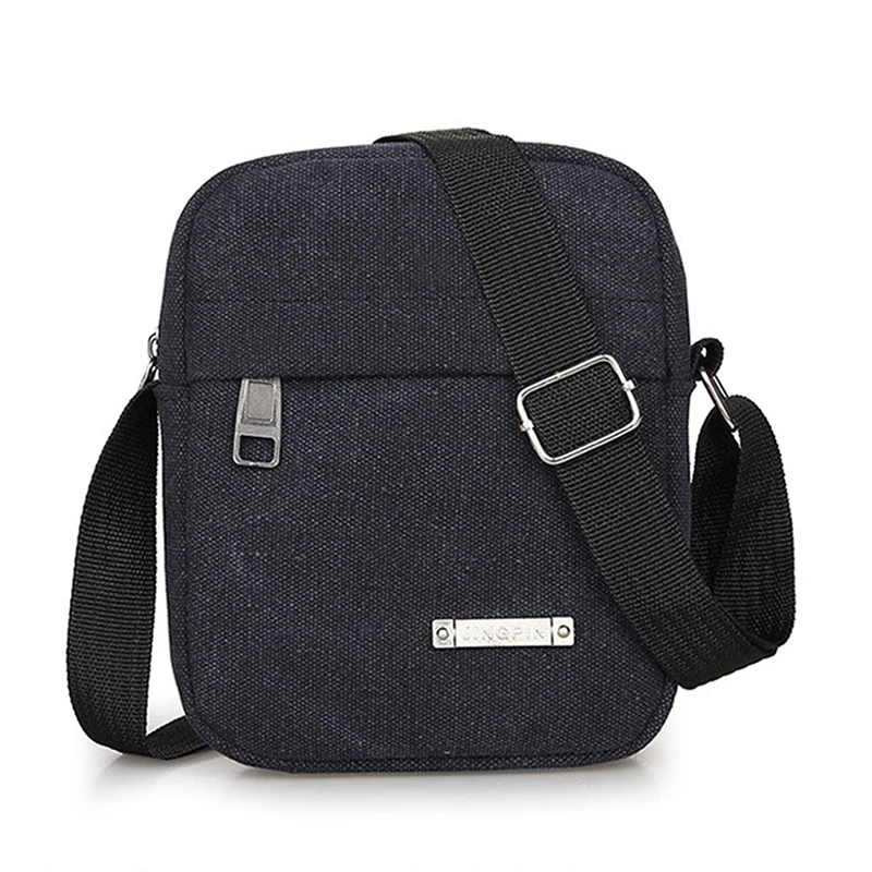 Borsa piccola in tela moda uomo Mini borse da uomo casual Borse a tracolla a tracolla da uomo per borse e borsette da uomo