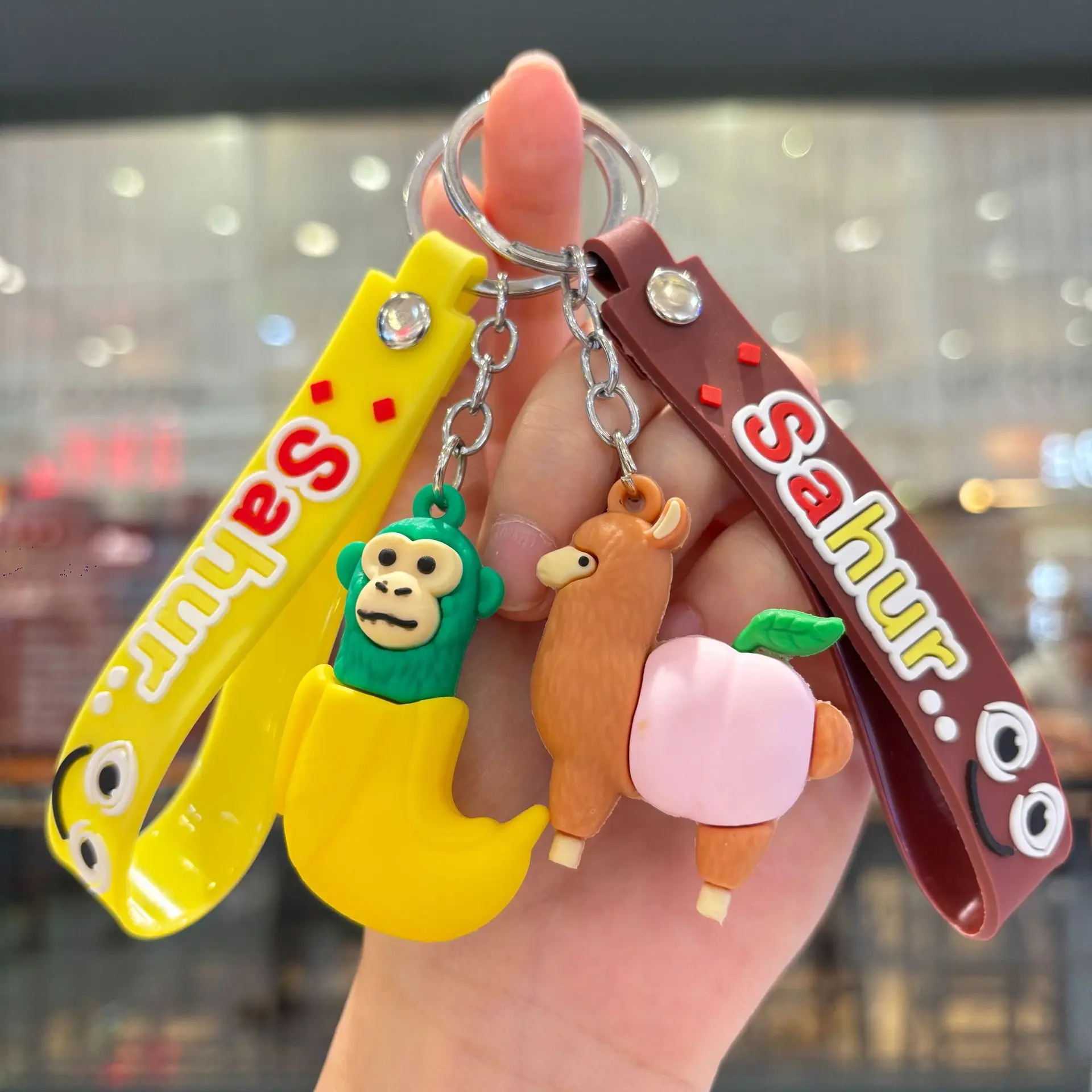 5 pezzi Nuovo Tralalero Tralala Portachiavi Anime Action Figures Portachiavi Borse Chiavi della macchina Ciondolo Bambini Giocattoli classici Regali per gli amici