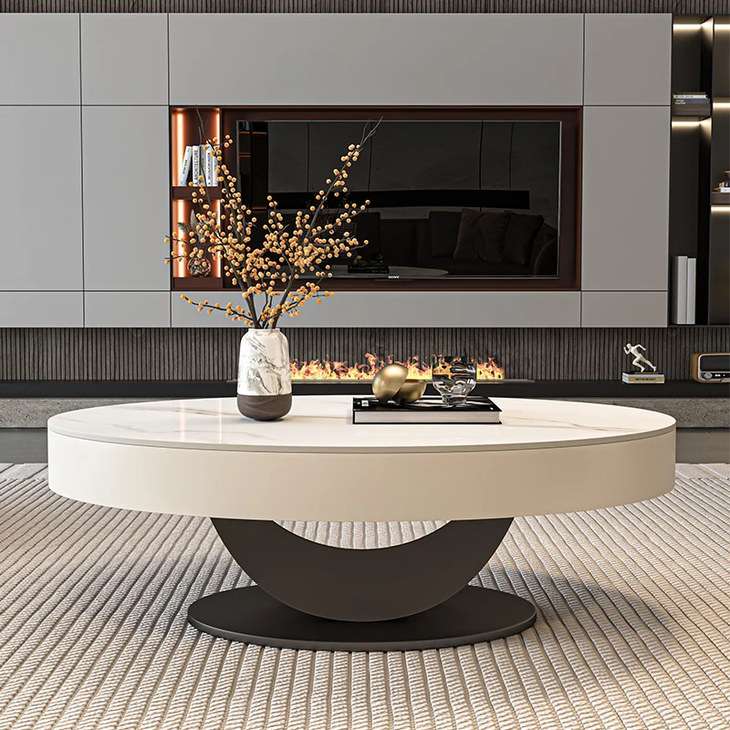 Space Saving Standing Coffee Table Nordic Decoration Living Room Designer Side Table Center Meubles Lounge Suite Furniture image 4
