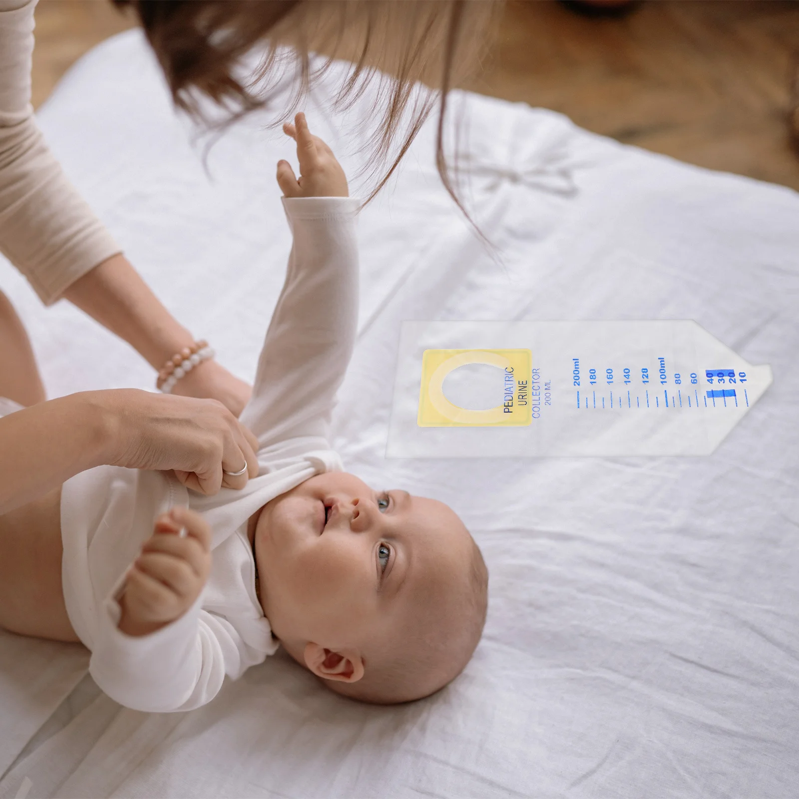 

20Pcs Pediatric Urine Bag Infant Baby Urine Collection Leakproof Portable Clear Large Capacity Travel Use Disposable Urinal Bags