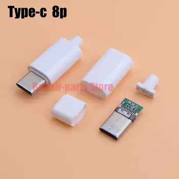 10 conectores USB tipo C de 2/6/16/24 pines, conector hembra para puerto de carga, SMD, SMT, PCB, soldadura, reparación DIY, conectores USB-C tipo C. 8 best sales USB C bricolaje - №7