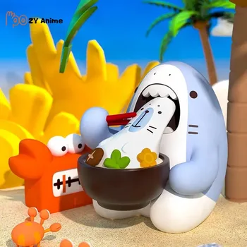 SAME-Z 상어 도장 신비한 블라인드 박스, 부드럽고 맛 있는 시리즈, 트렌디 장난감 피규어, 서프라이즈 블라인드 박스, 휴일 선물