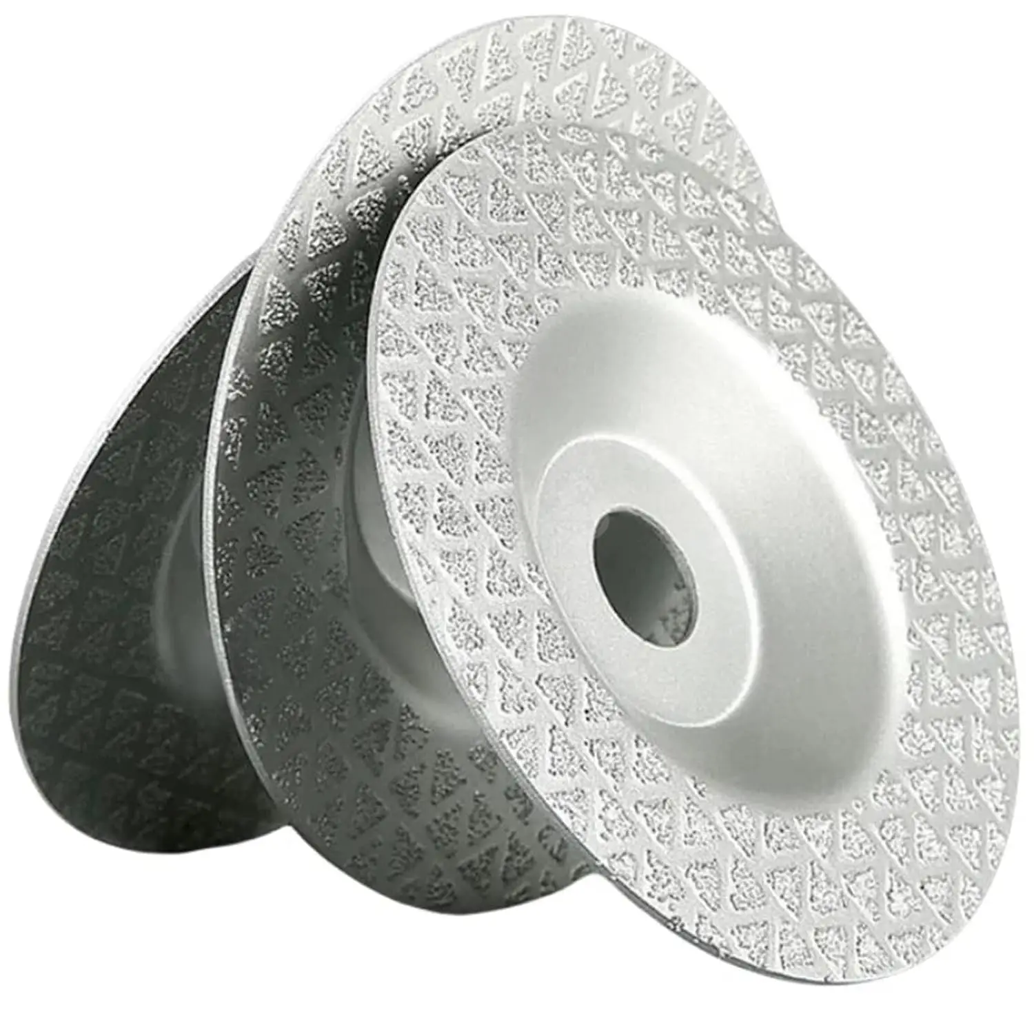 

1PC 45/60/100# Diamond Grinding Disc Brazed Bowl Grinding Plate Wet Dry Use Marble Granite Trimming Angle Grinder Polishing Disc