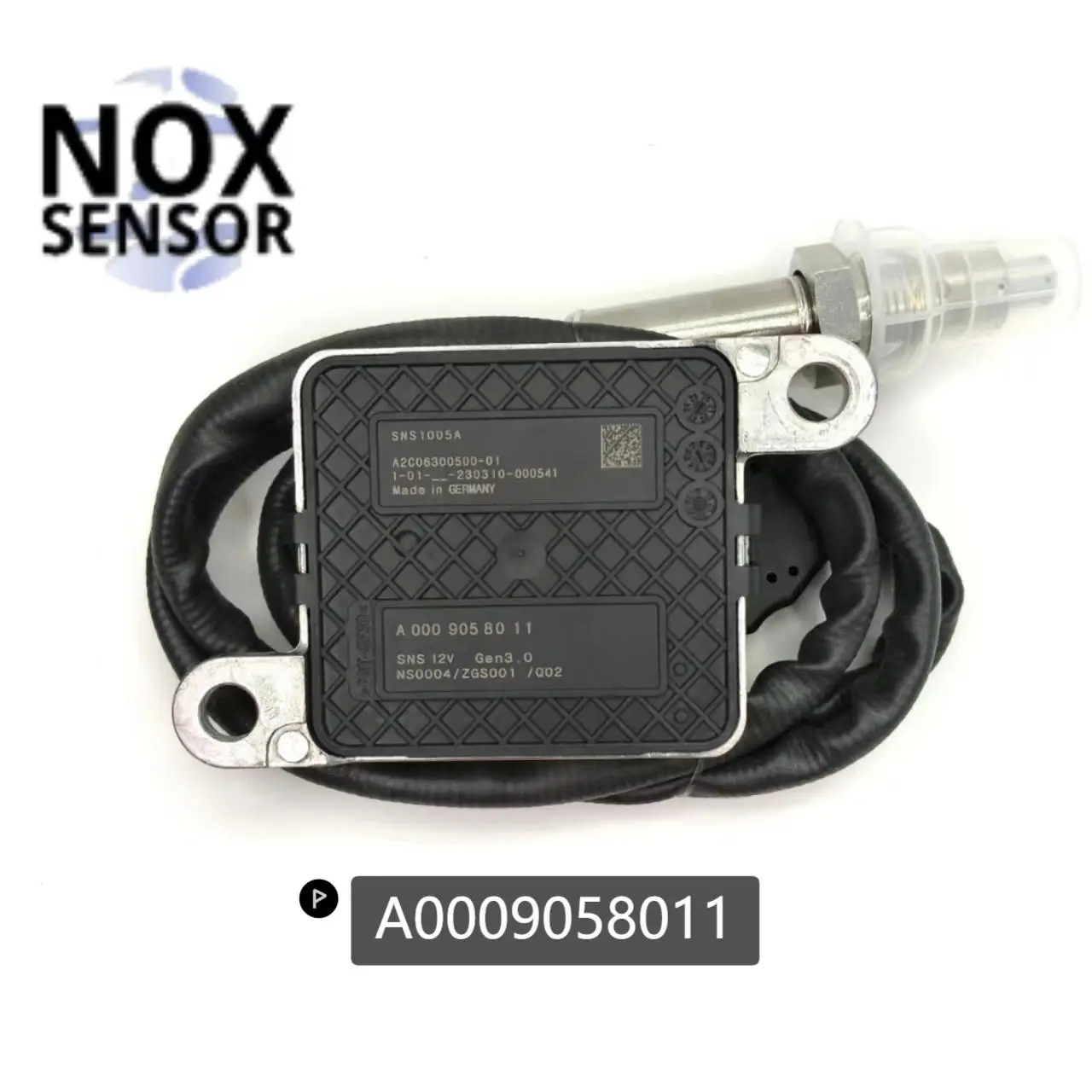 A0009058011 Sensor de nitrogênio e oxigênio NOx, 12V, para Mercedes-Benz W167, W205, W213, W222, W238, W257, W447, W963, W907, W