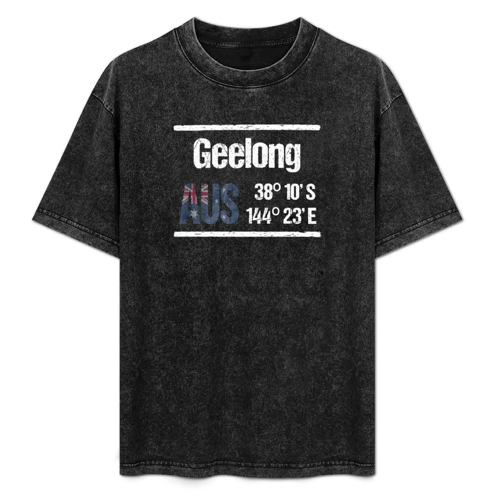 

Geelong AUS Coordinates T-Shirt t shirt for man anime t shirts for man T-Shirt