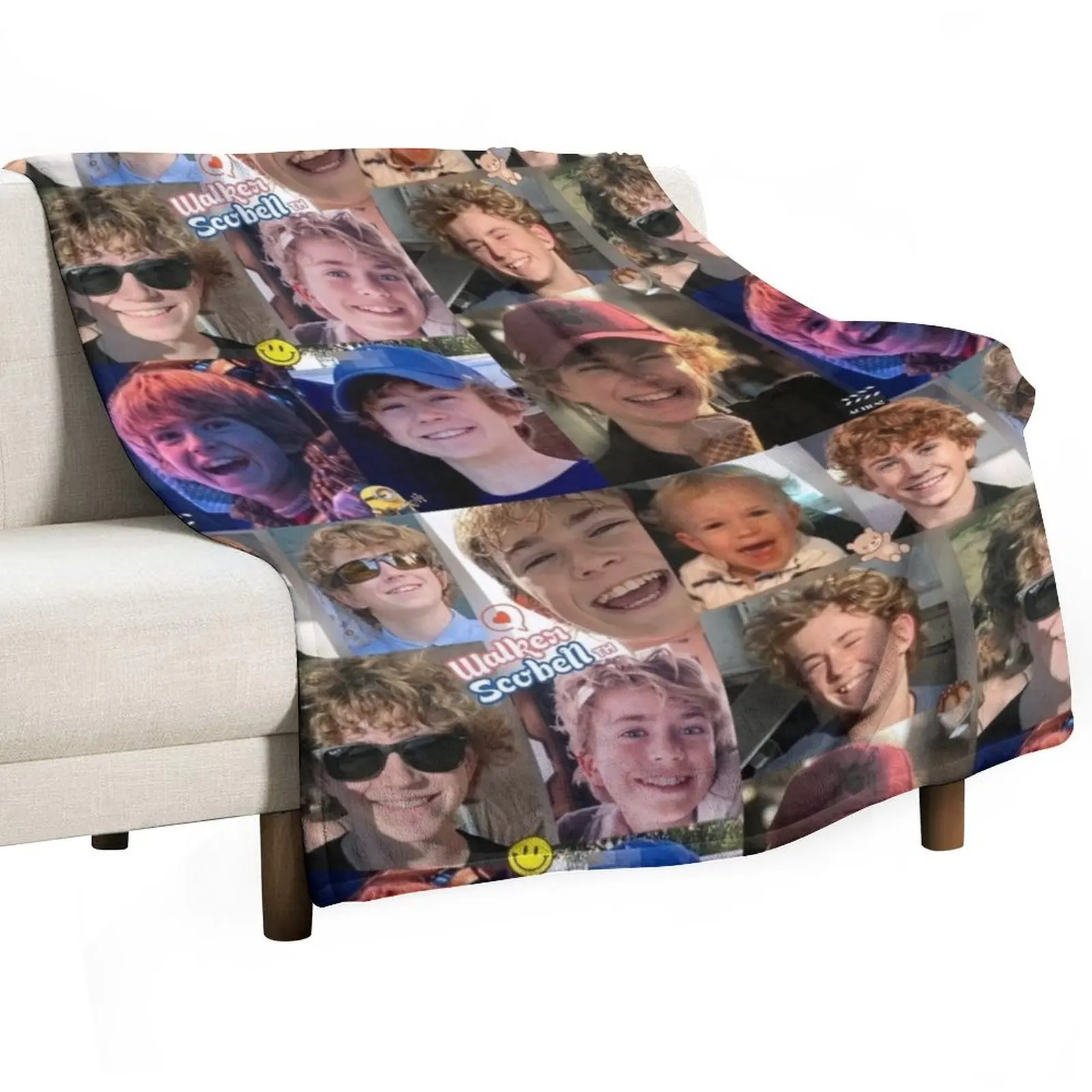 

Percy Jackson walker scobell collage Throw Blanket funny gift decorative Summer Beddings Softest Blankets